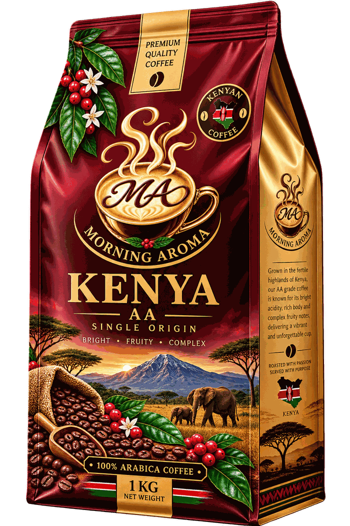 Morning Aroma SL28 — Kenya coffee bag